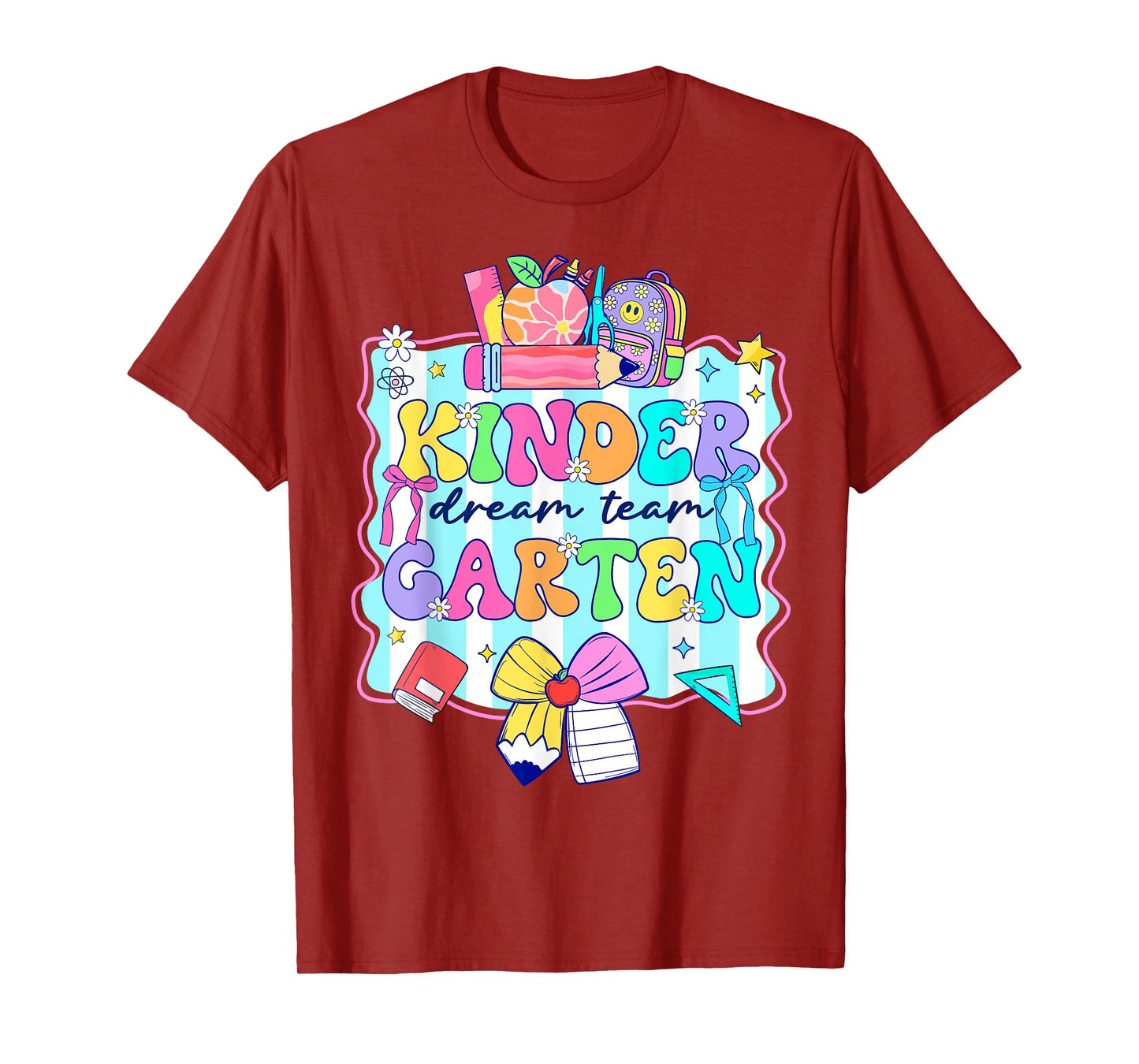 Groovy Kindergarten For Girls Boys Teacher Pre-K Preschool T-Shirt