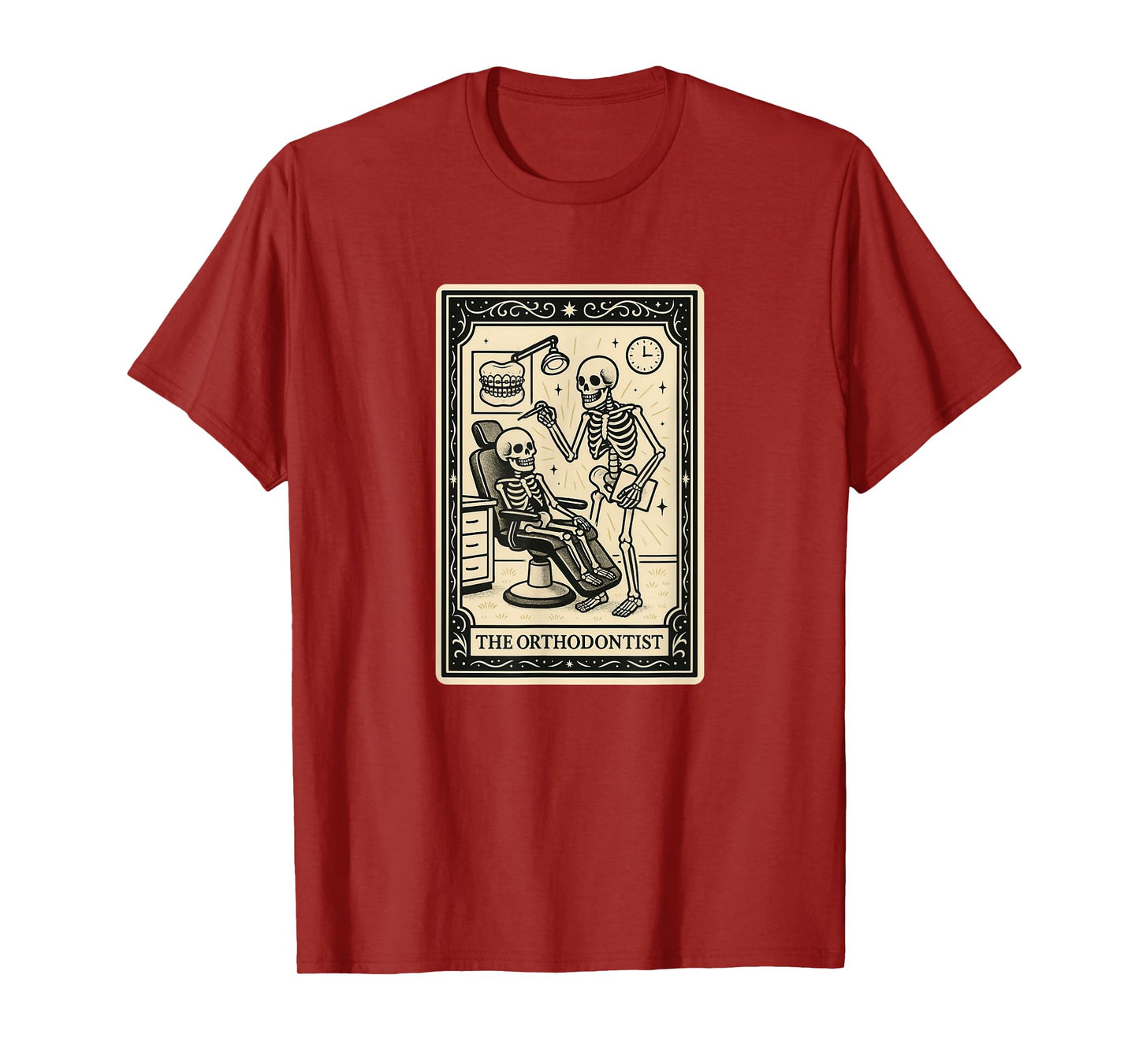 The Orthodontist Tarot Card Halloween Spooky Gothic Dentist T-Shirt