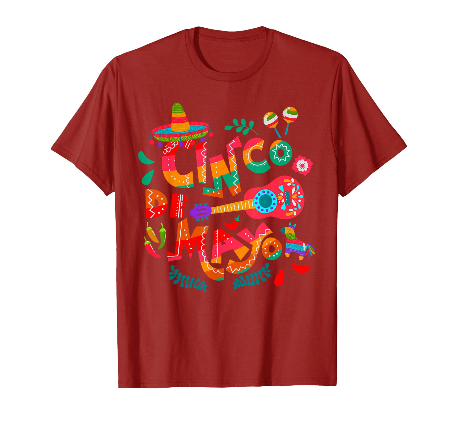 Cinco De Mayo Mexican Fiesta celebrate 5 De Mayo May 5 T-Shirt