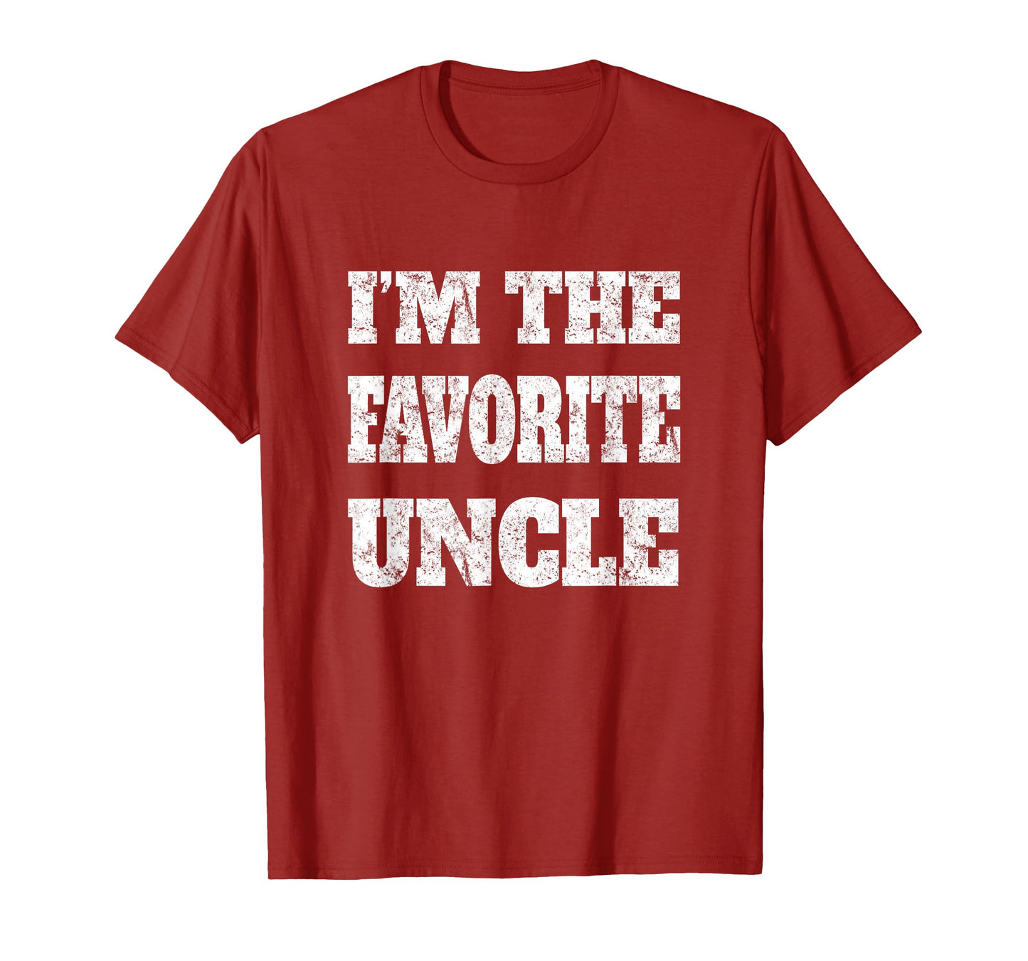 Grunge I'm The Favorite Uncle T-Shirt T-Shirt