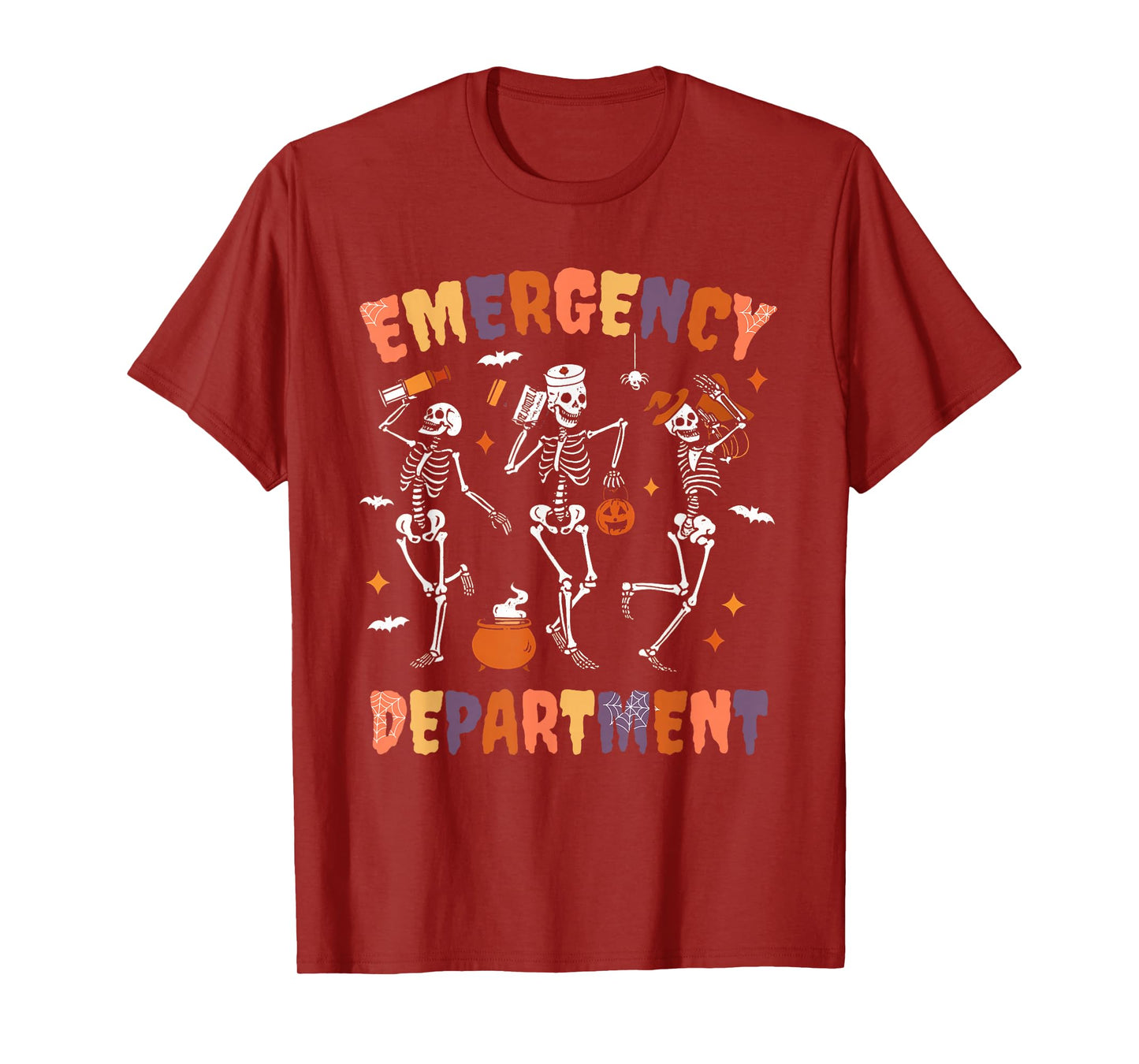 Er Nurse Funny Dancing Skeleton Emergency Department T-Shirt