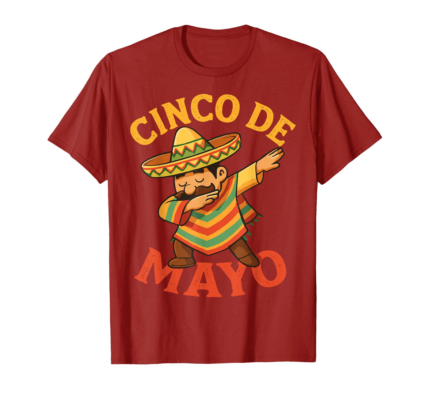 Mexican Dabbing Poncho Cinco de Mayo T-Shirt