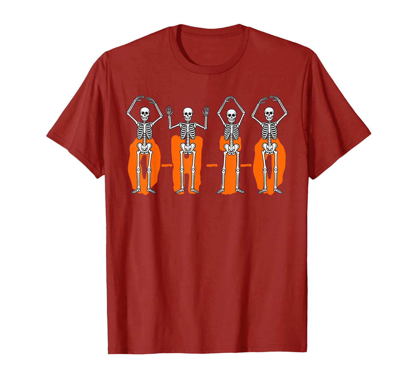 O-H-I-O State Funny Skeletons Ohio Vintage Halloween Costume T-Shirt
