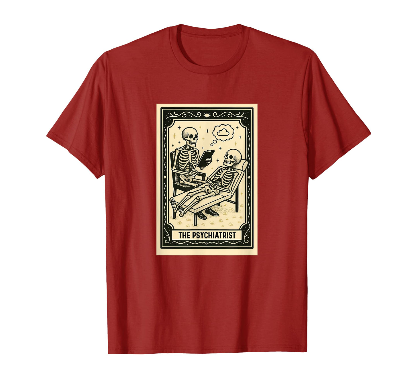 Psychiatrist Tarot Card - Halloween Spooky Gothic Psychiatry T-Shirt