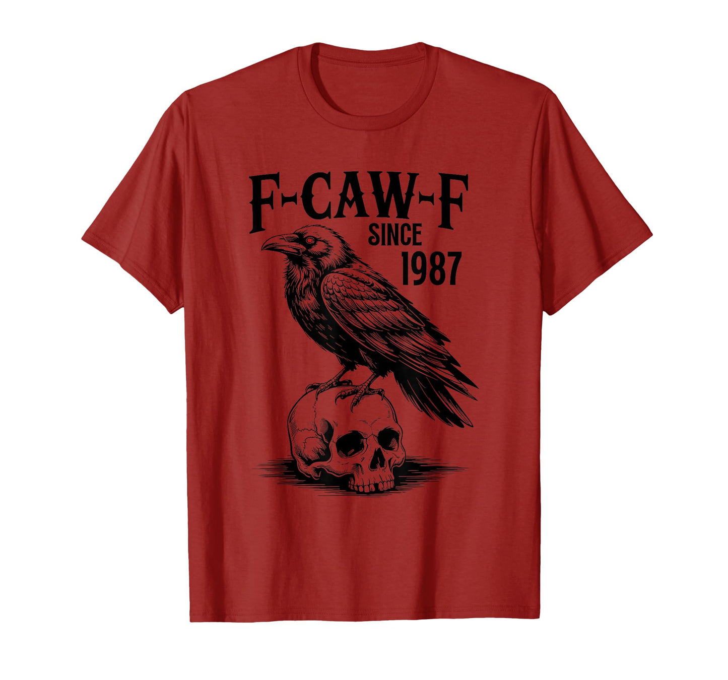 F-Caw-F Year of Birth 1987 Birthday Vintage 1987 Born 1987 T-Shirt