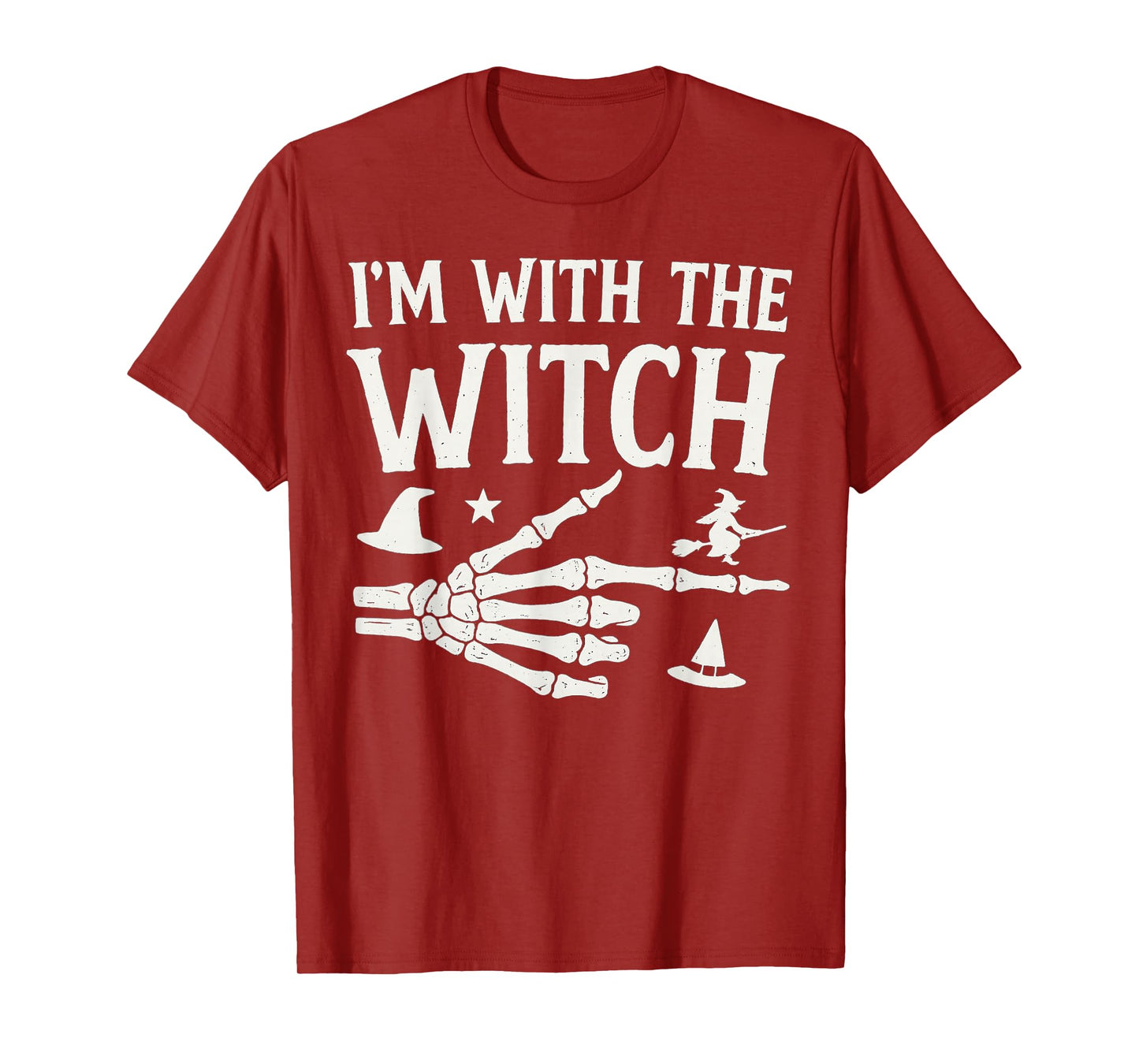 I’m with The Witch Halloween Couples Party Outfit T-Shirt