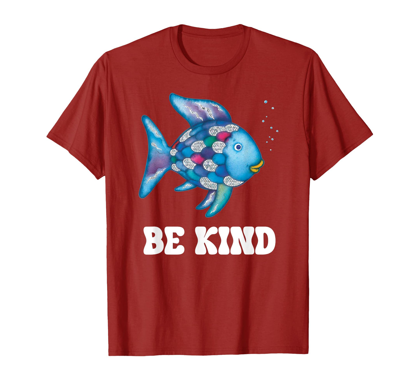 Be Kind Rainbow Fish Teacher Life Teaching Back To School T-Shirt