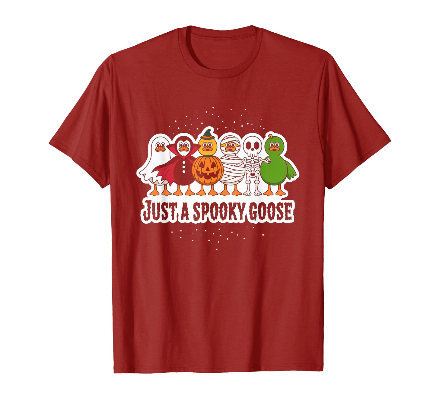Funny Spooky Goose Saying Humorous Halloween Costume Gag T-Shirt