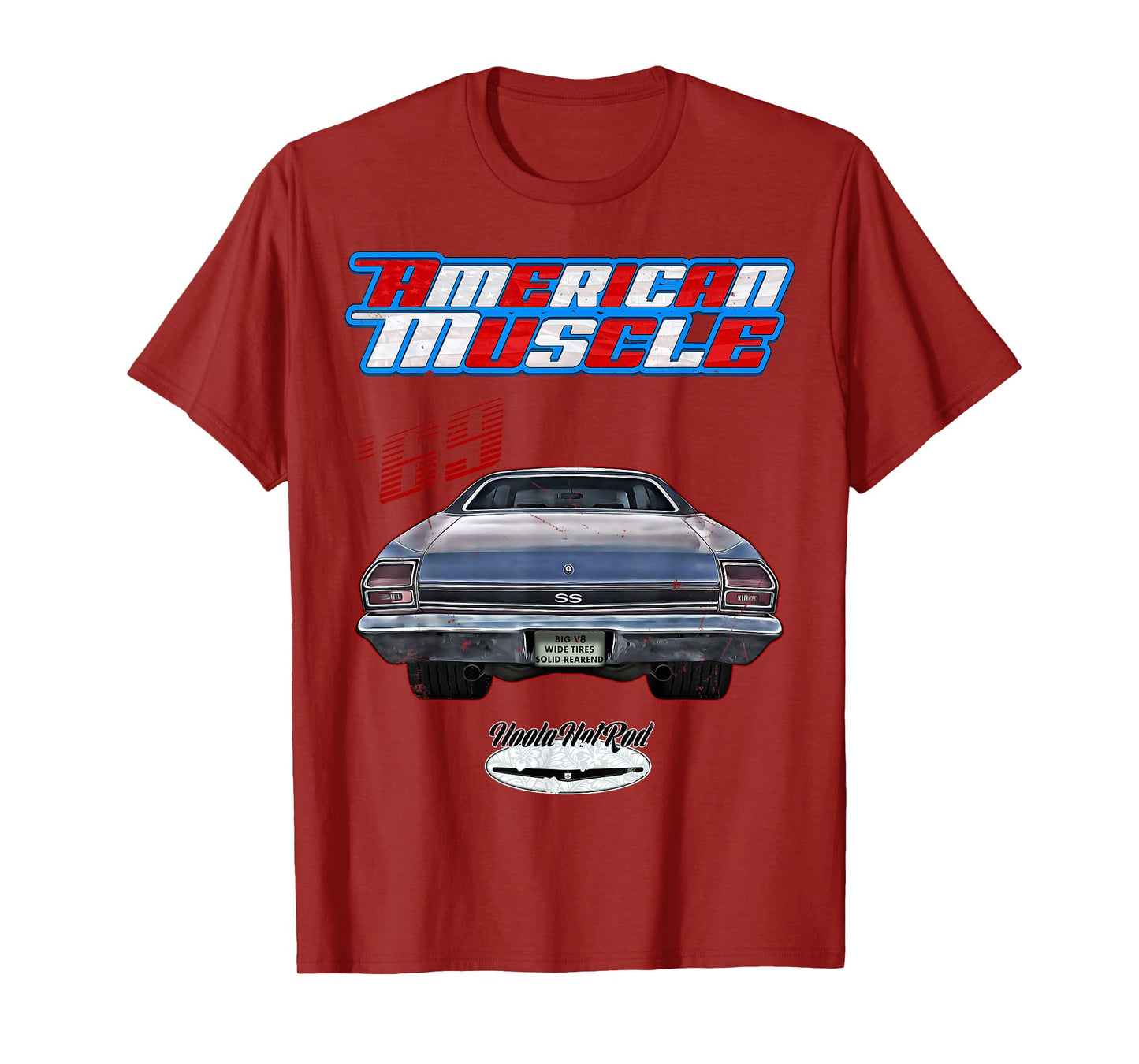 CLICK FOR MORE HOTRODS CUSTOM MUSCLE CARS TRUCKS 1969 Chevelle, Muscle Car, SS454, SS427, SS396, Hotrod, Drag Race T-Shirt - Black, Unisex-Adults, Short Sleeve, T-Shirt, Modern, American Muscle
