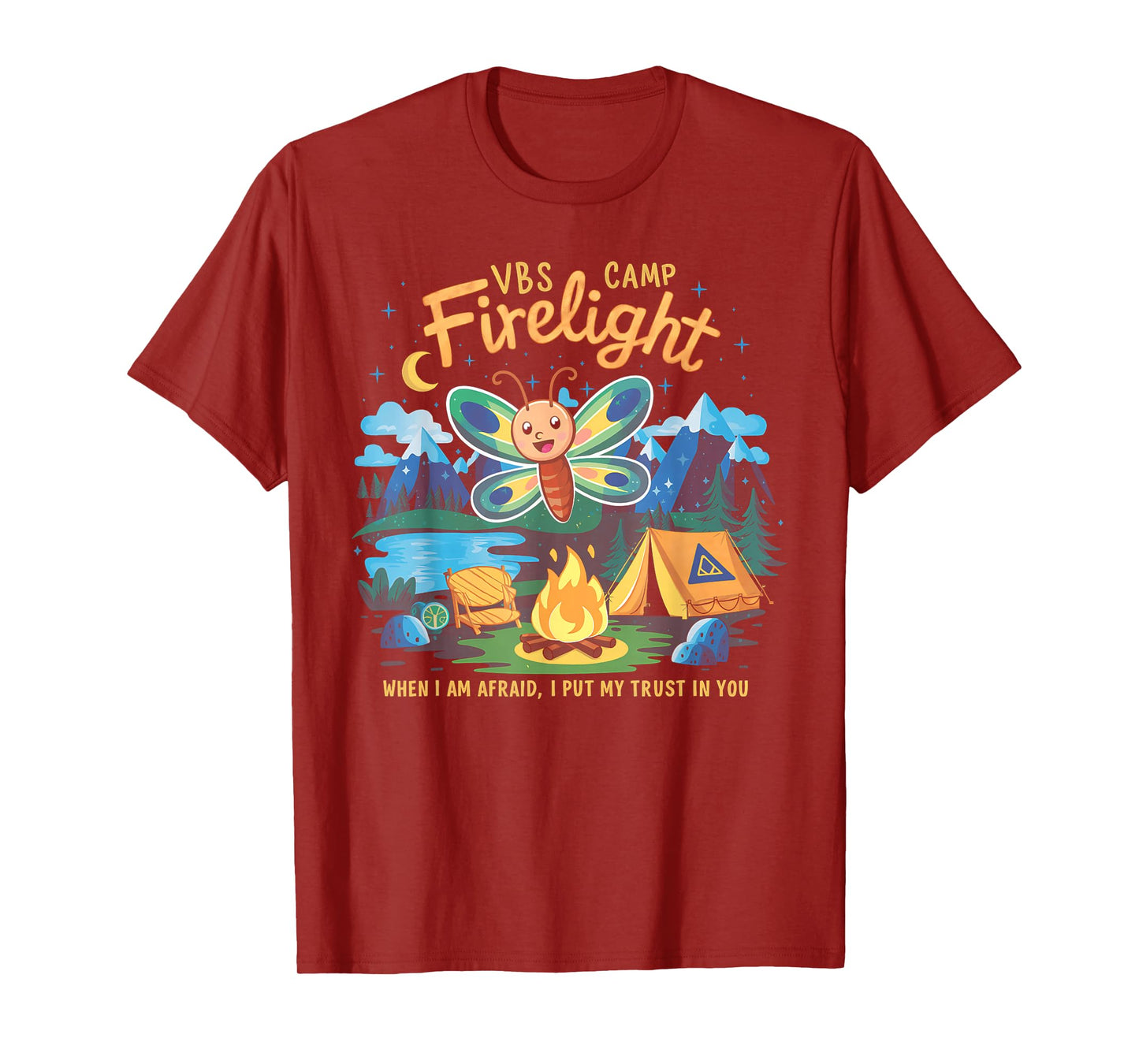 Camp Firelight VBS Camp Vacation Bible School Firework 2024 T-Shirt