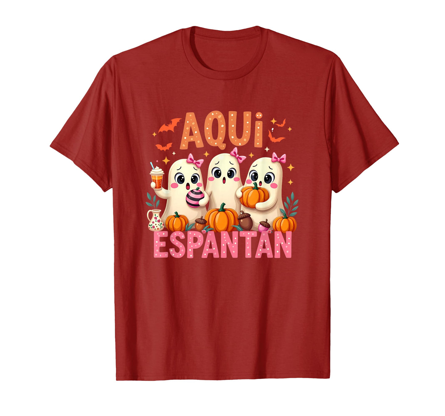 Aqui Espantan Mexican Ghost Halloween Spooky Conchas Espooky T-Shirt
