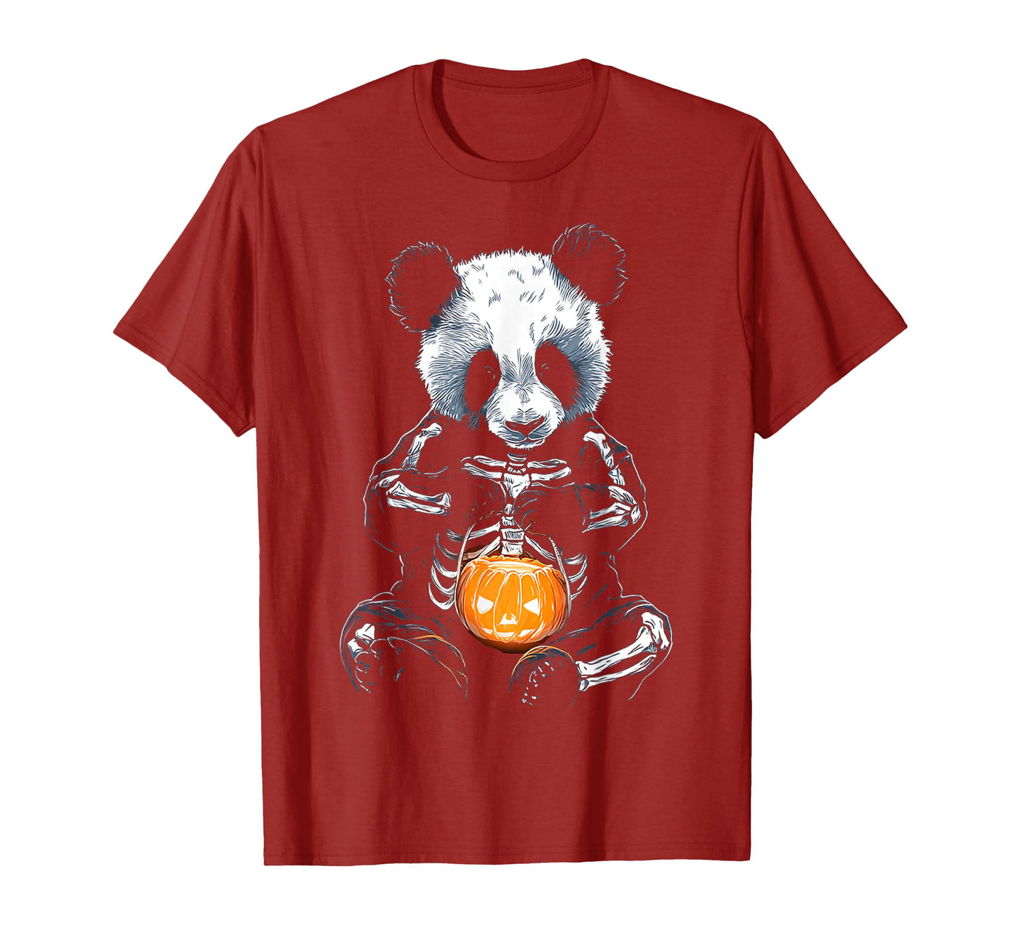 Halloween Panda Potions Pumpkin Skeleton Animal Halloween T-Shirt