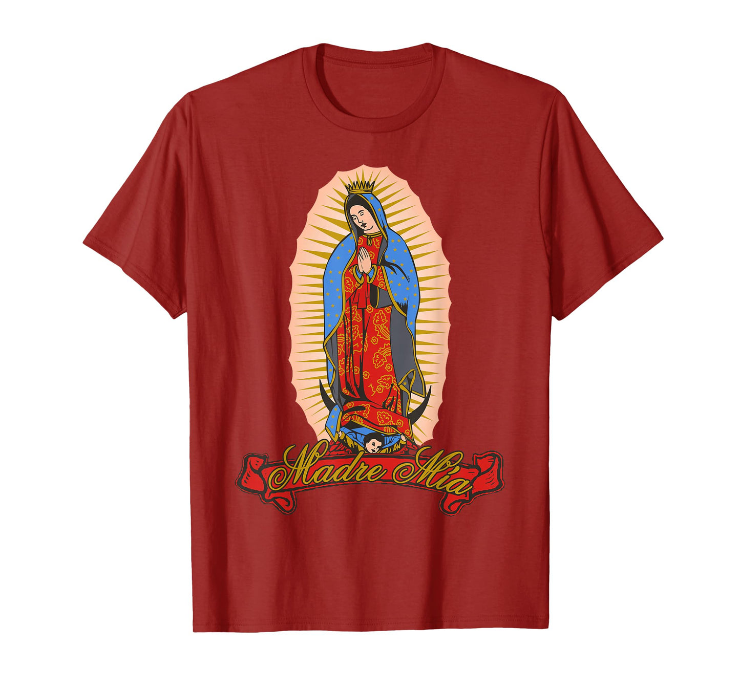 Our Lady Virgen De Guadalupe Virgin Mary Gracias Madre Mía T-Shirt