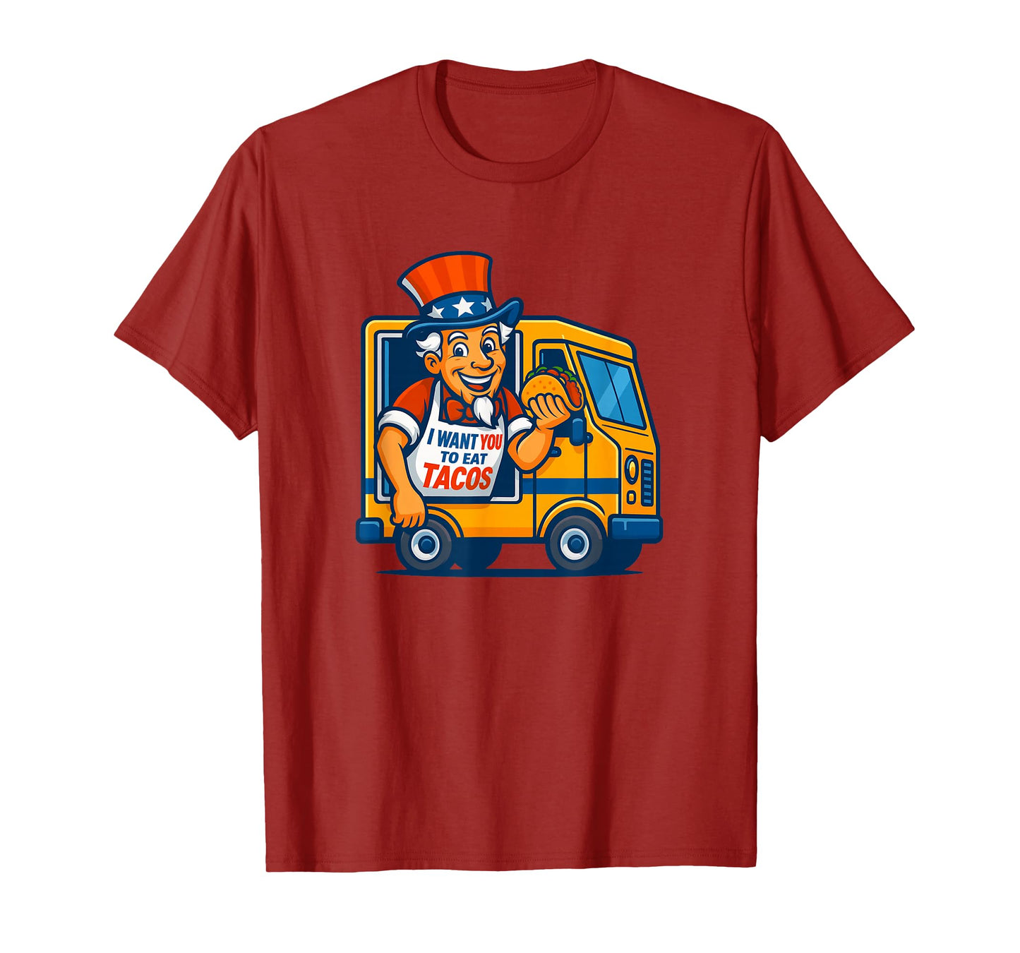 Cool US Taco Truck Costume for Adults and Kids T-Shirt