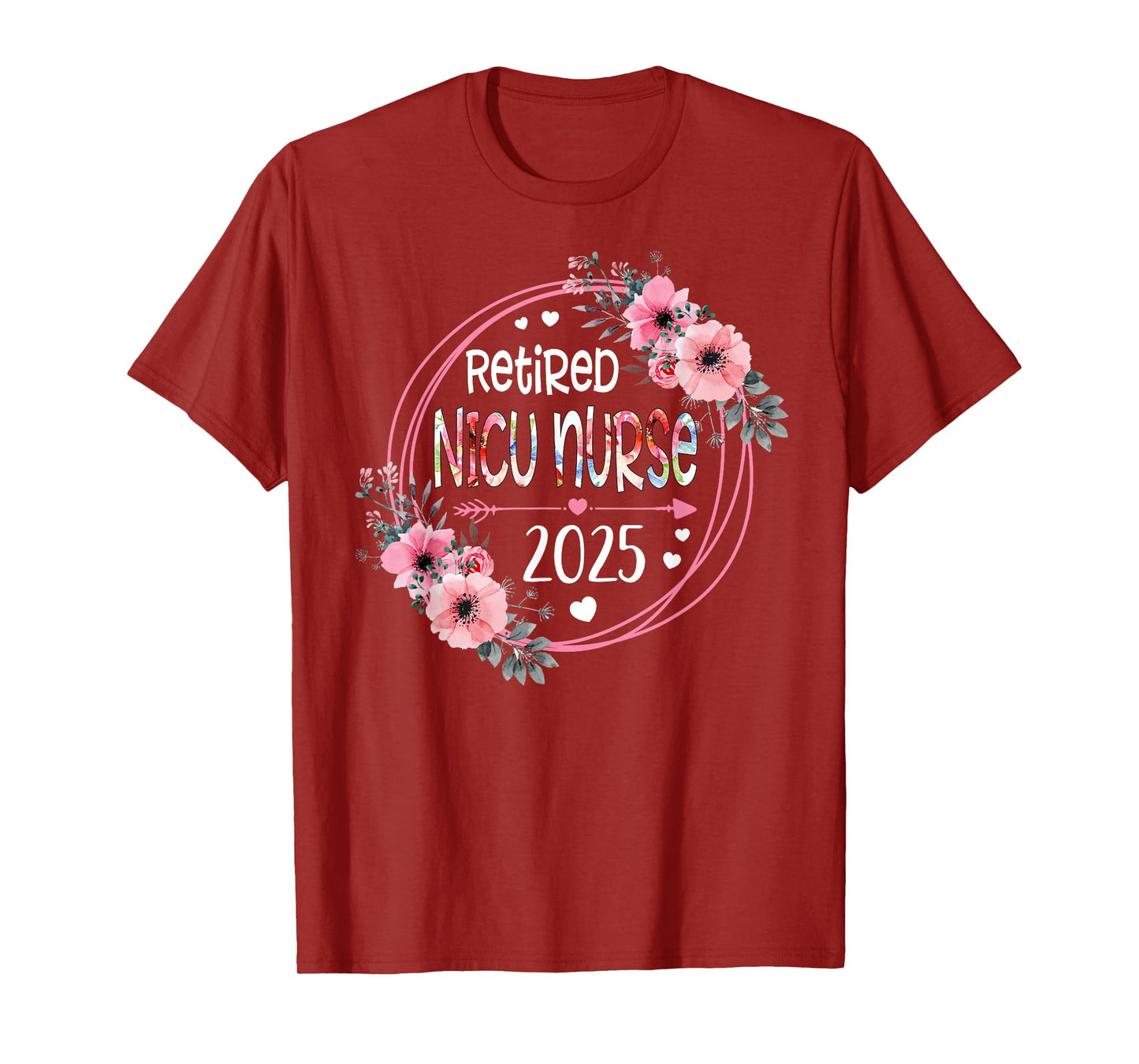 Retired NICU Nurse Est 2025 Retirement ER ICU NICU RN Nurses T-Shirt