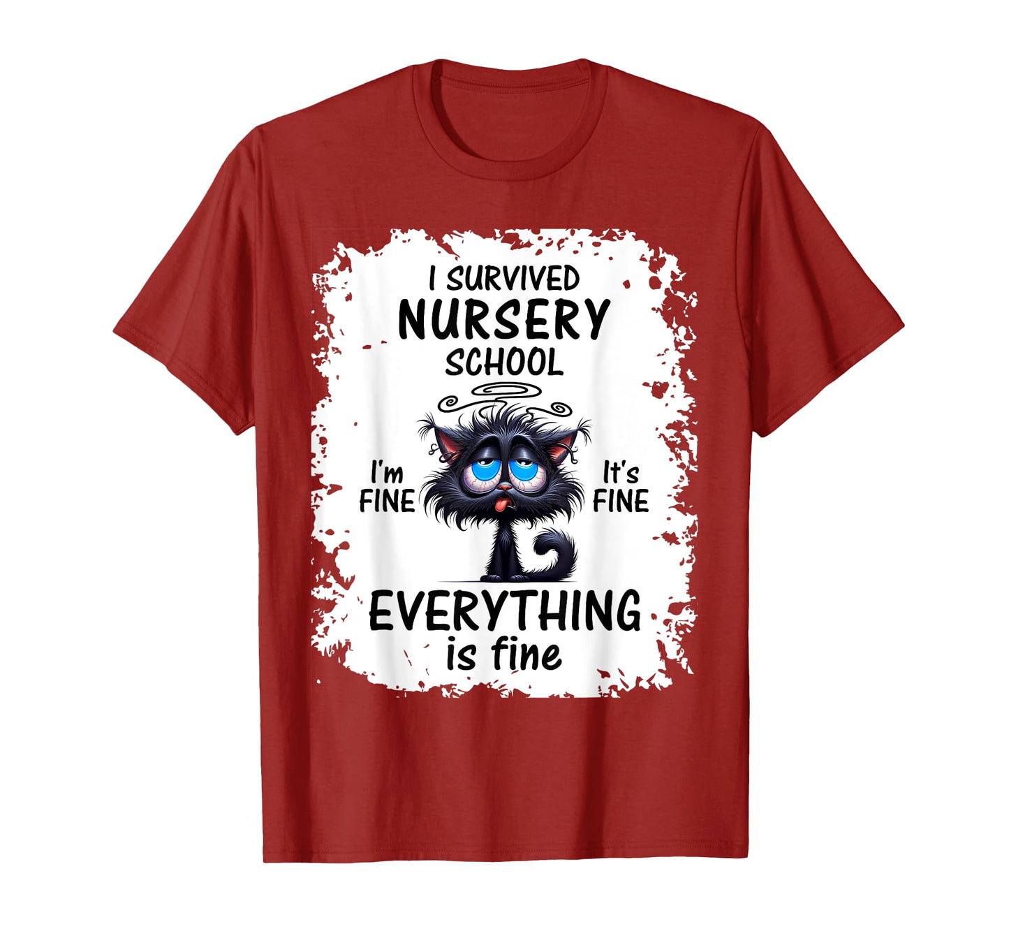 I Survived Nursery School Graduation 2025 T-Shirt