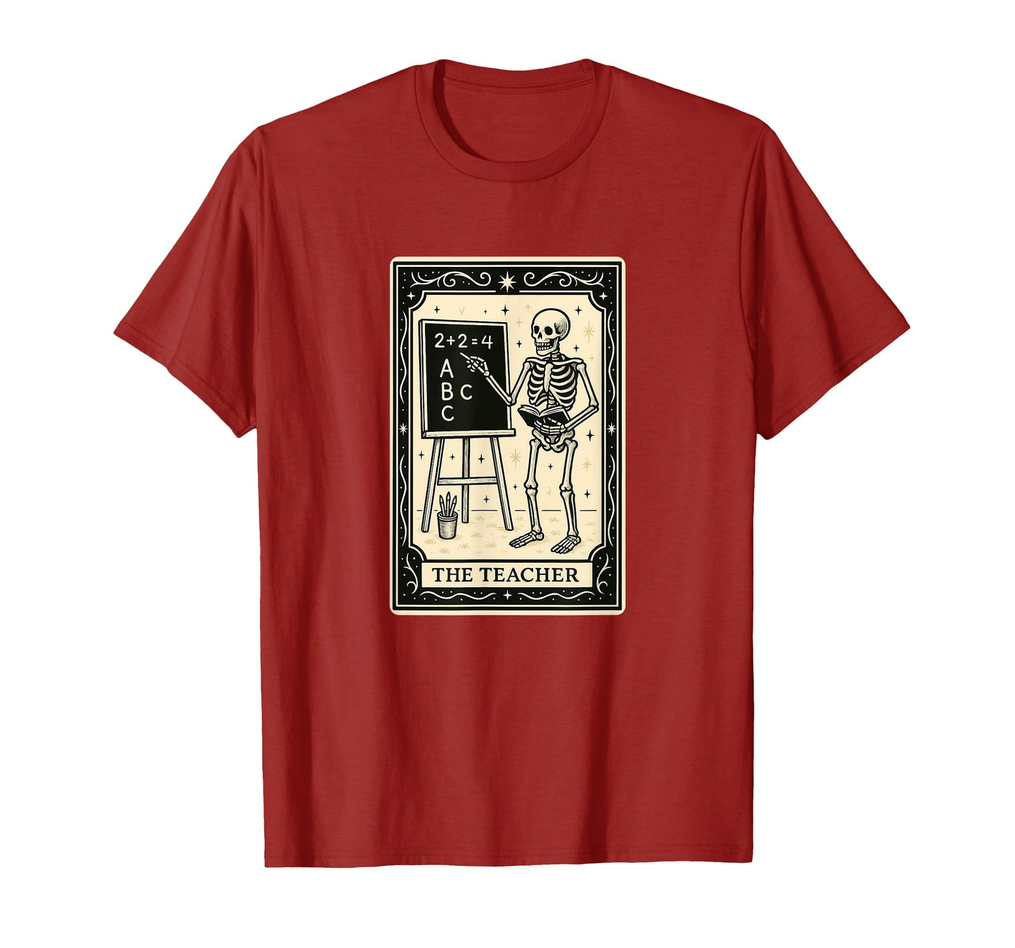 The Teacher Tarot Card - Halloween Spooky Gothic School T-Shirt