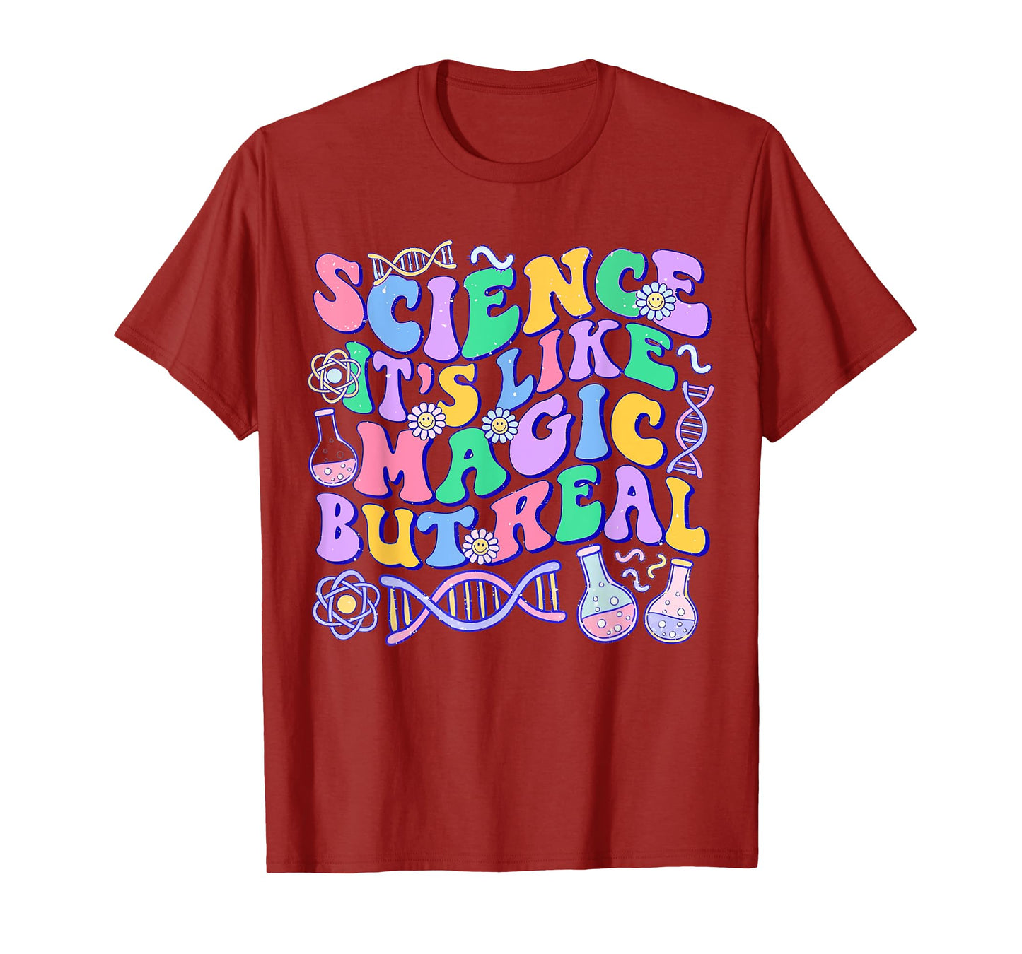 Teacher Chemistry Humor Science It's Like Magic But Real T-Shirt