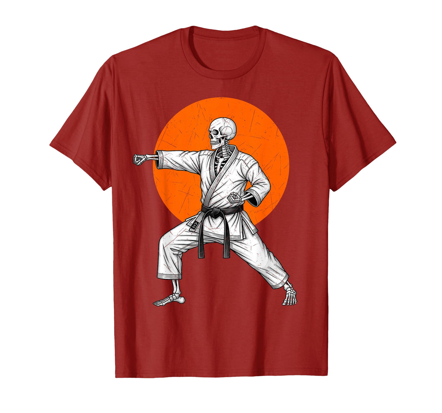 Traditional Martial Arts Karate Shotokan Taekwondo Skeleton T-Shirt