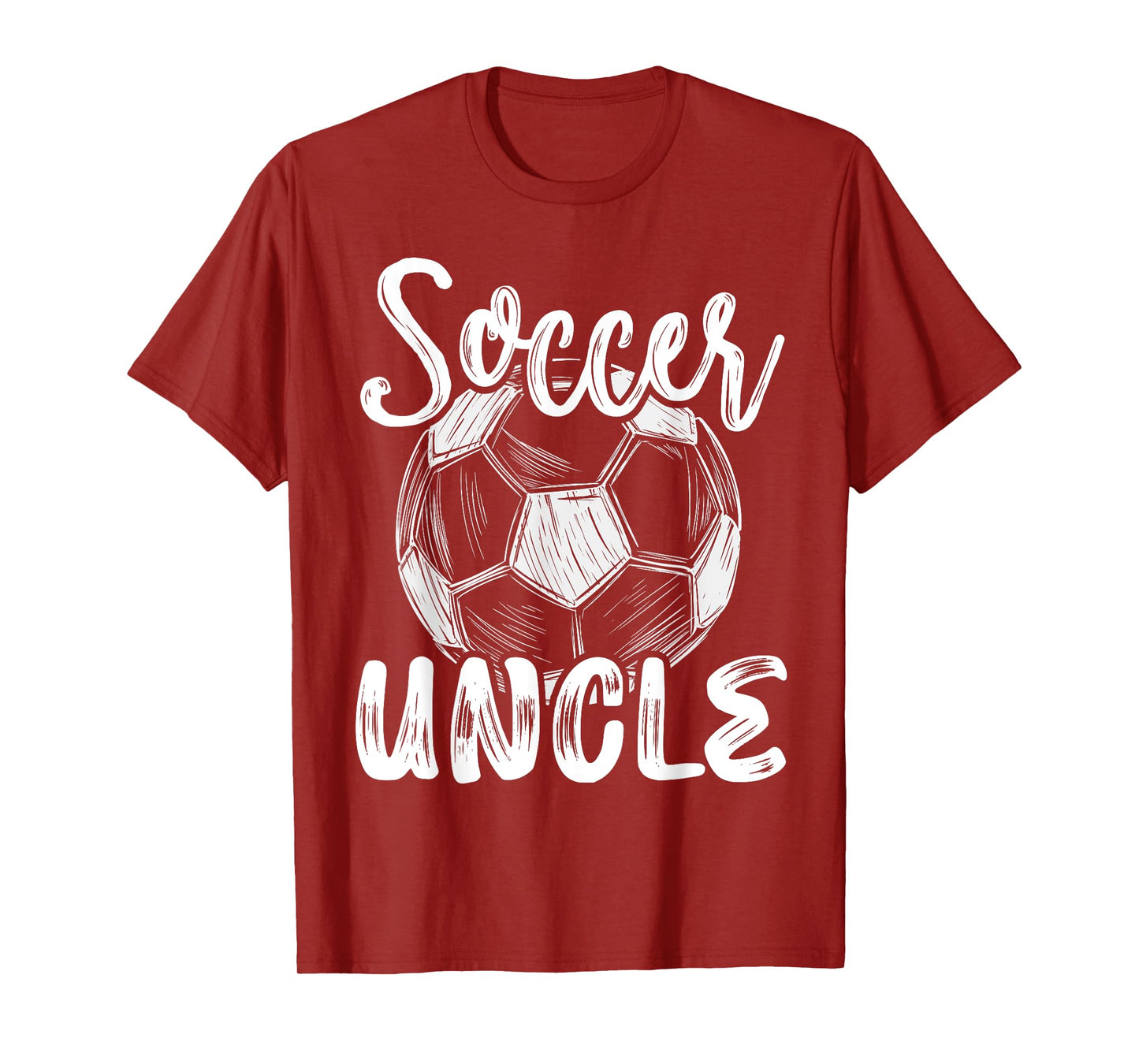 Soccer Uncle For Men Family Matching Team Player Soccer Ball T-Shirt