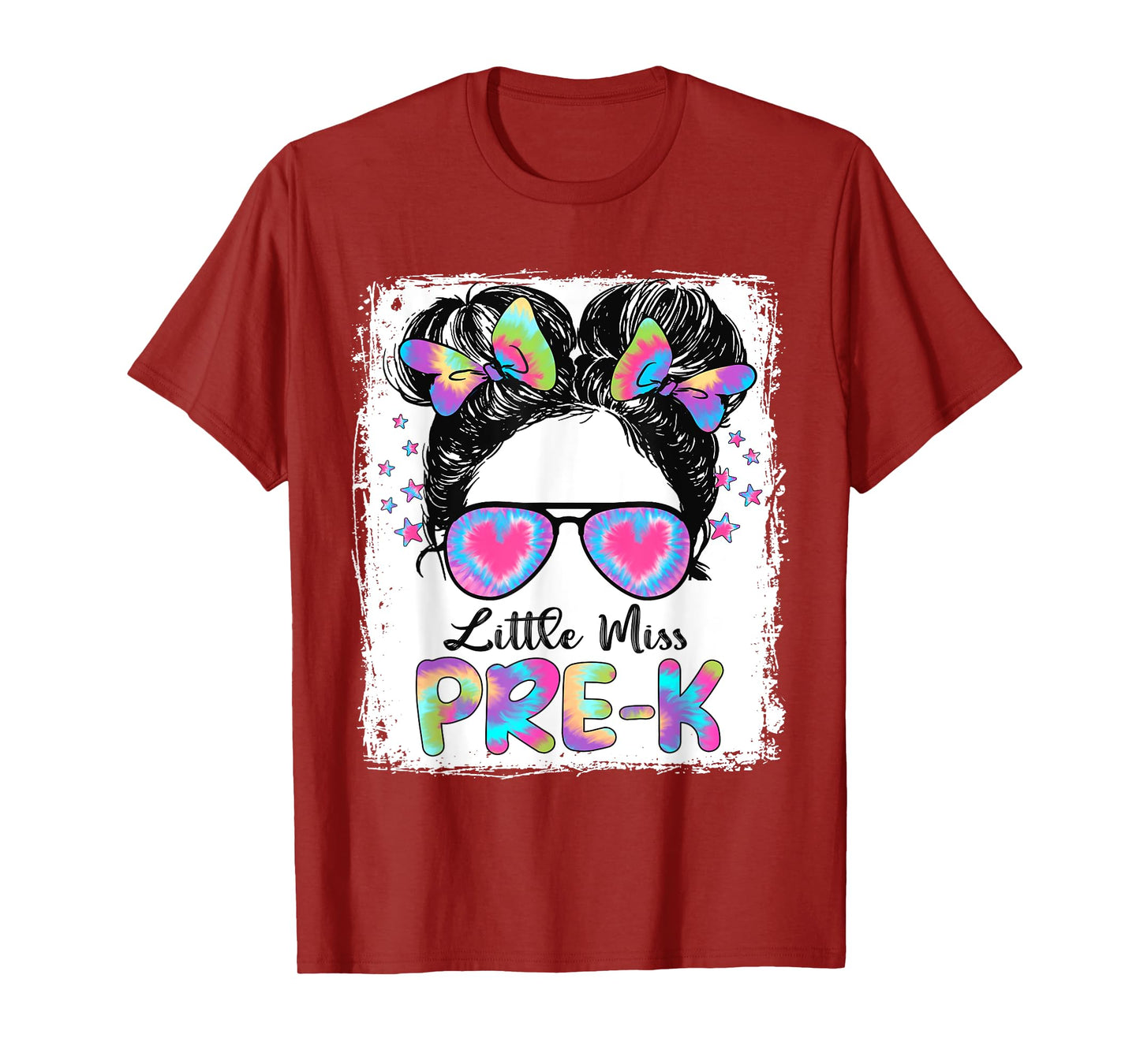 Little Miss Pre-K Girl Back To School Shirt Pre Kindergarten T-Shirt