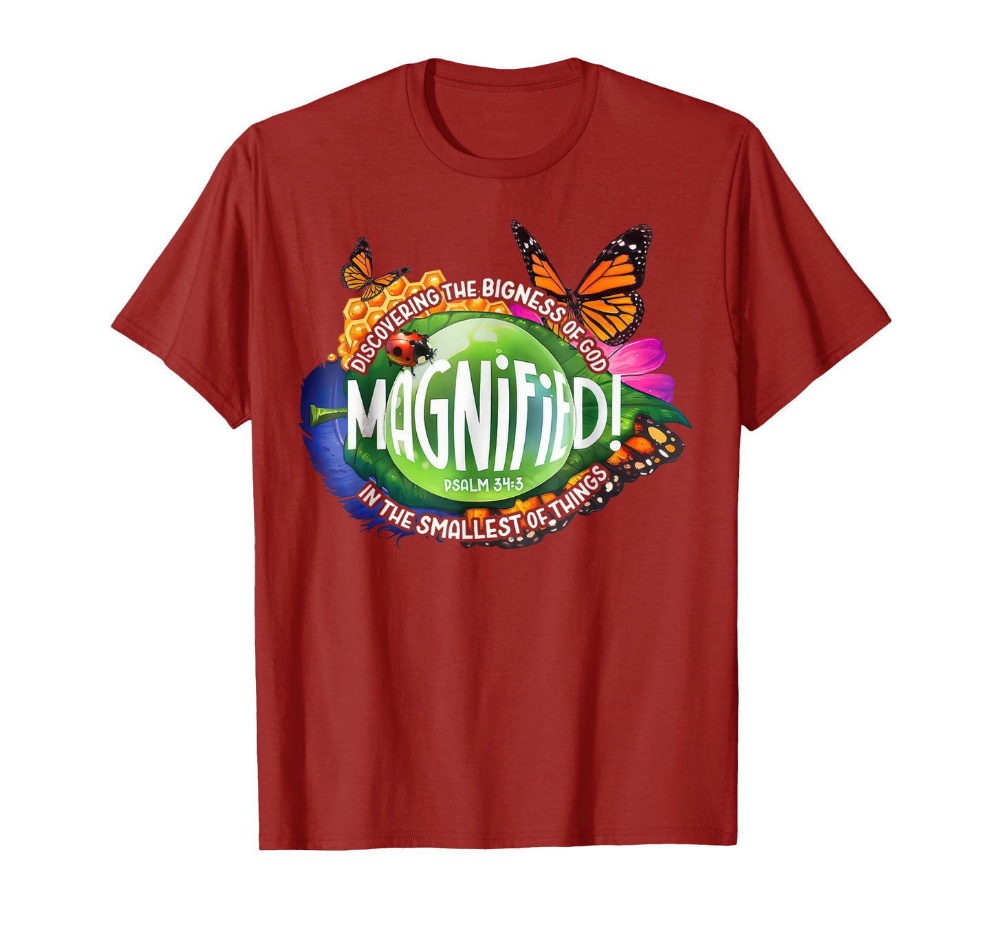 Magnified VBS 2025 Discovering the Bigness of God Christian T-Shirt