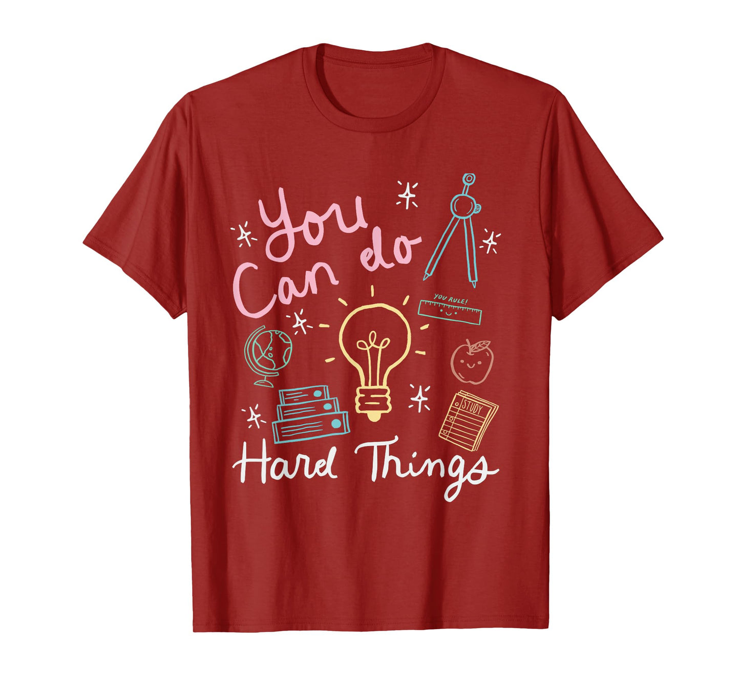 Testing Day You Can Do Hard Things Teacher State Testing T-Shirt
