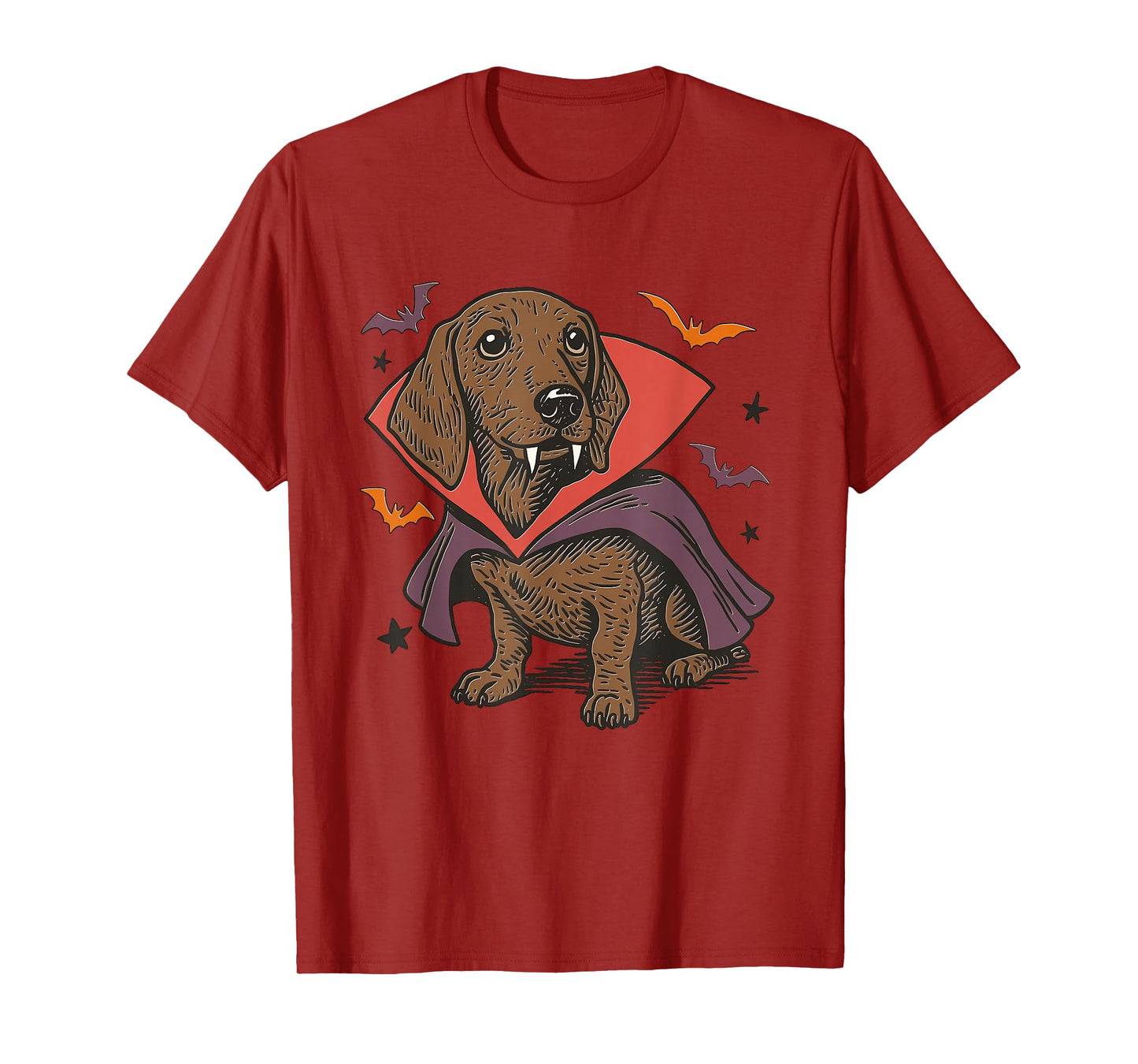 Dachshund Halloween Wiener Dog Pumpkin Weenie Witch T-Shirt
