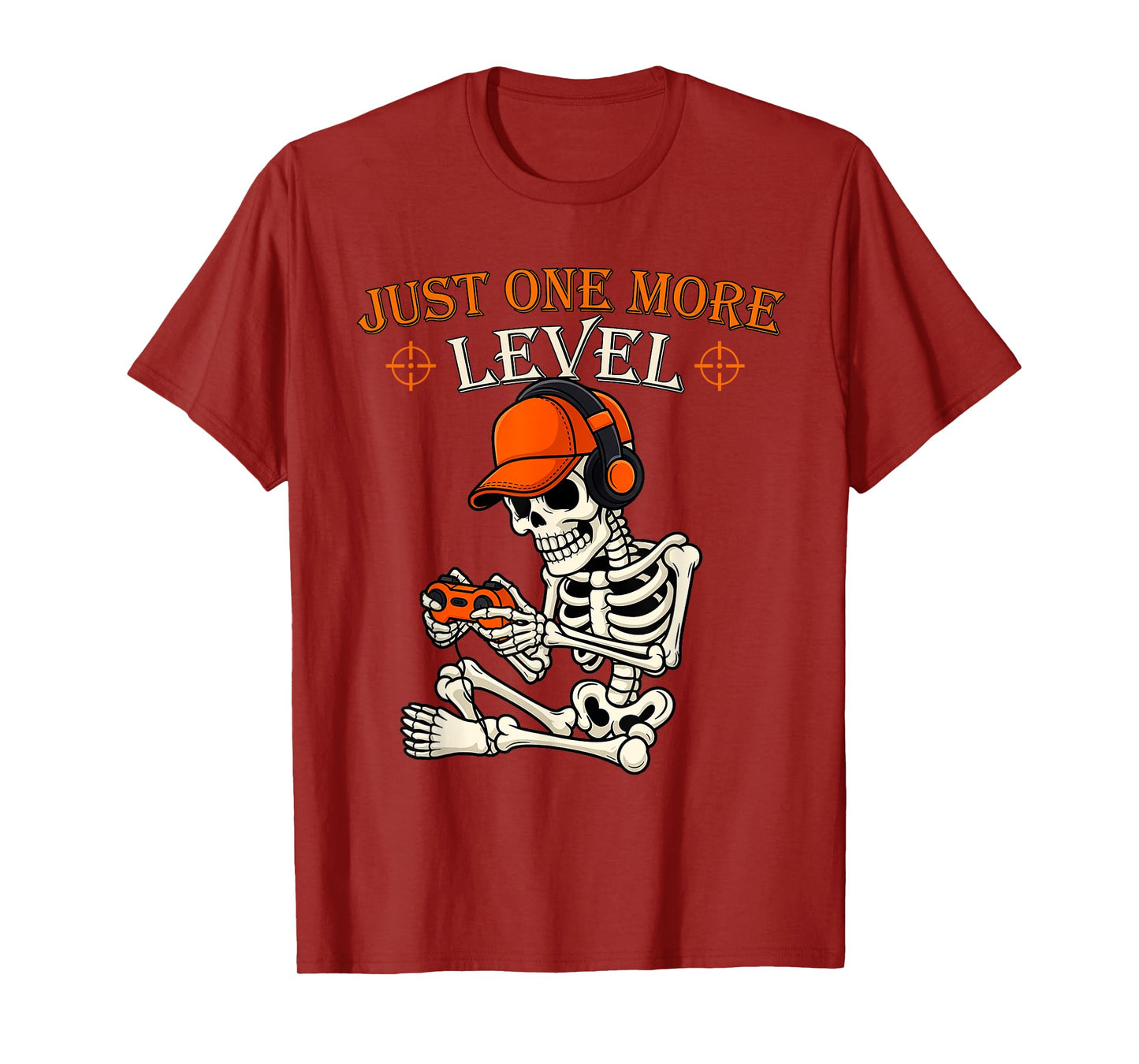 Funny Video Game Halloween Skeleton Gamer Costume Men Boys T-Shirt