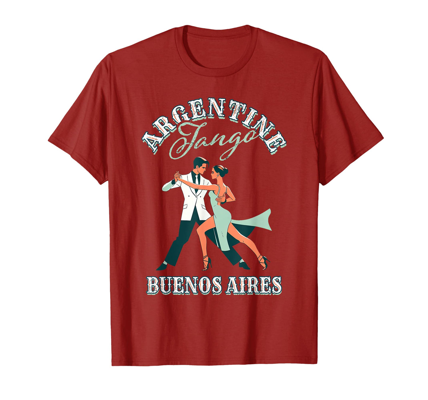 Dancing Dancer Performing Argentine Tango Buenos Aires T-Shirt