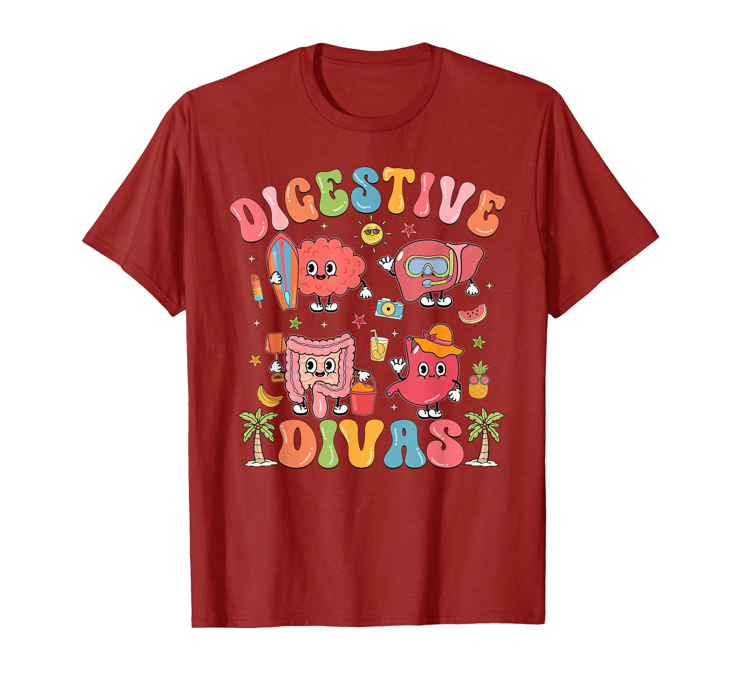 Digestive Divas Summer Gastro Crew Gastroenterologist T-Shirt