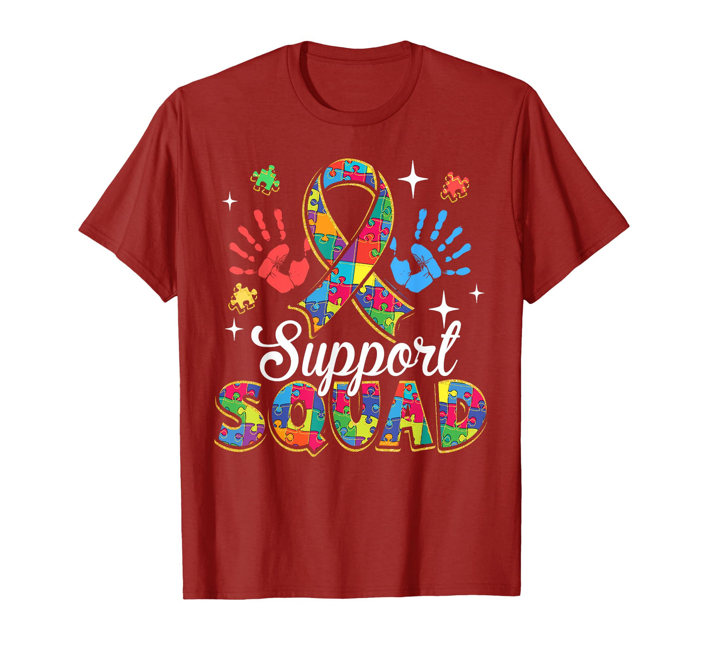Autism Awareness Autism Support Squad Family T-Shirt