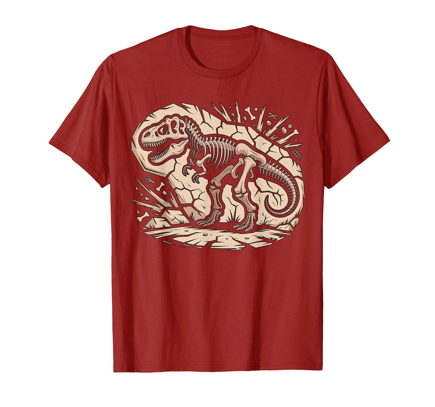 Vintage Dinosaur Skeleton Fossil T-Shirt