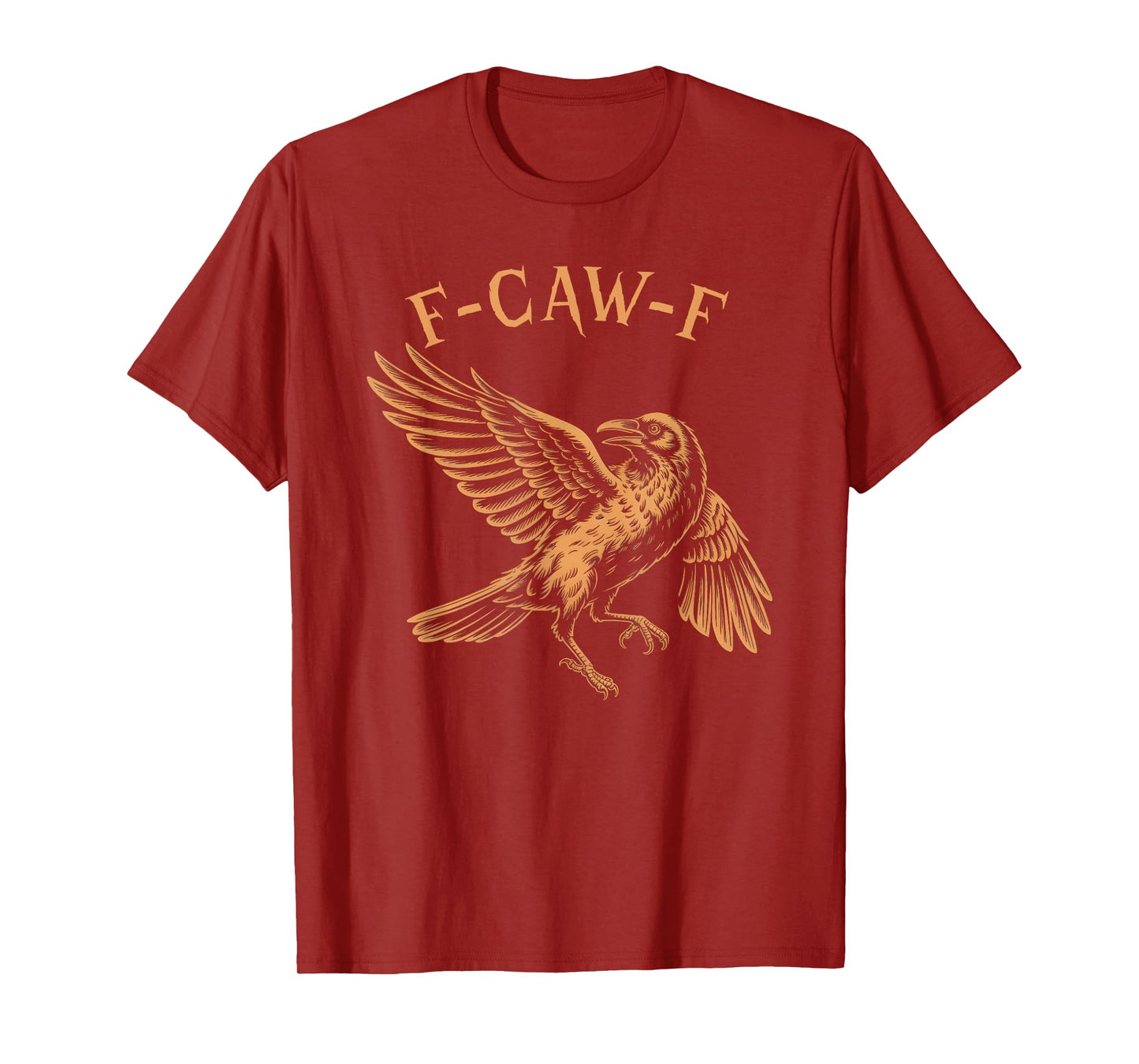F-Caw-F Black Crow Gothic Raven T-Shirt