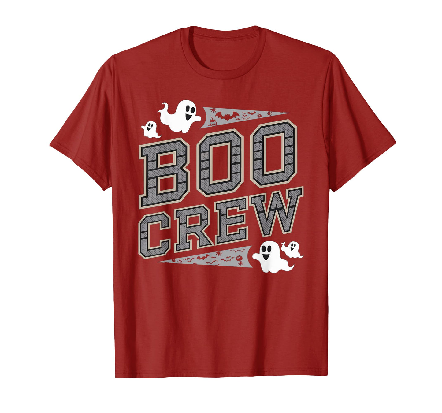 Boo Crew Squad Scary Cute Ghost Halloween Costume Matching T-Shirt