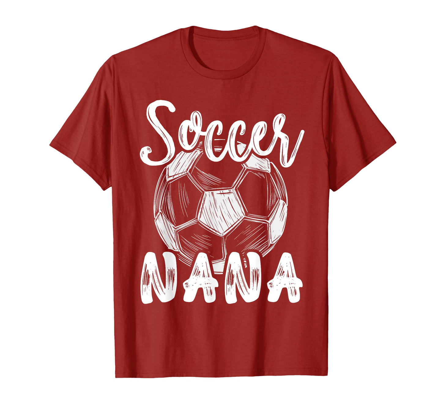 Soccer Nana Women Family Matching Team Player Soccer Ball T-Shirt