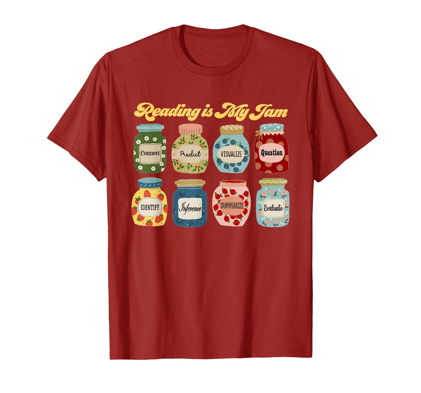 Reading is My Jam Reading Teacher Reading Specialist T-Shirt