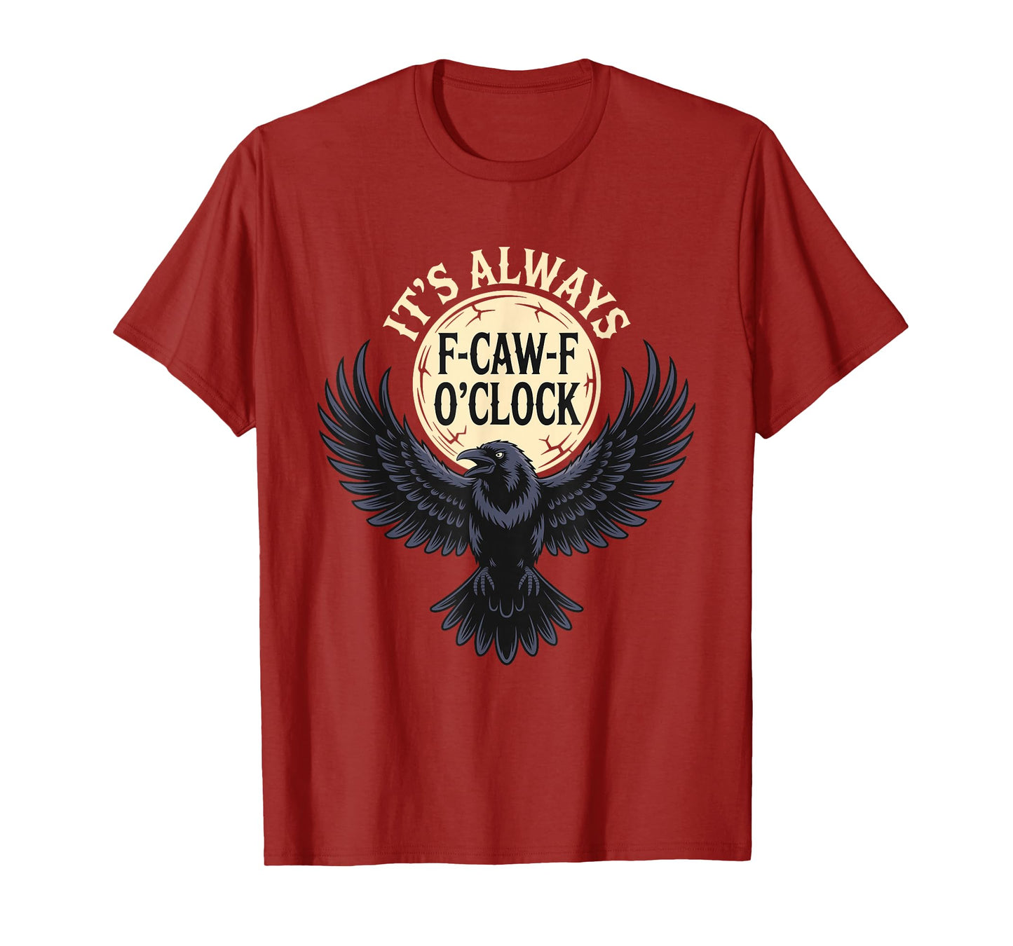 F-Caw-F Black Crow Blackbird FCAWF T-Shirt