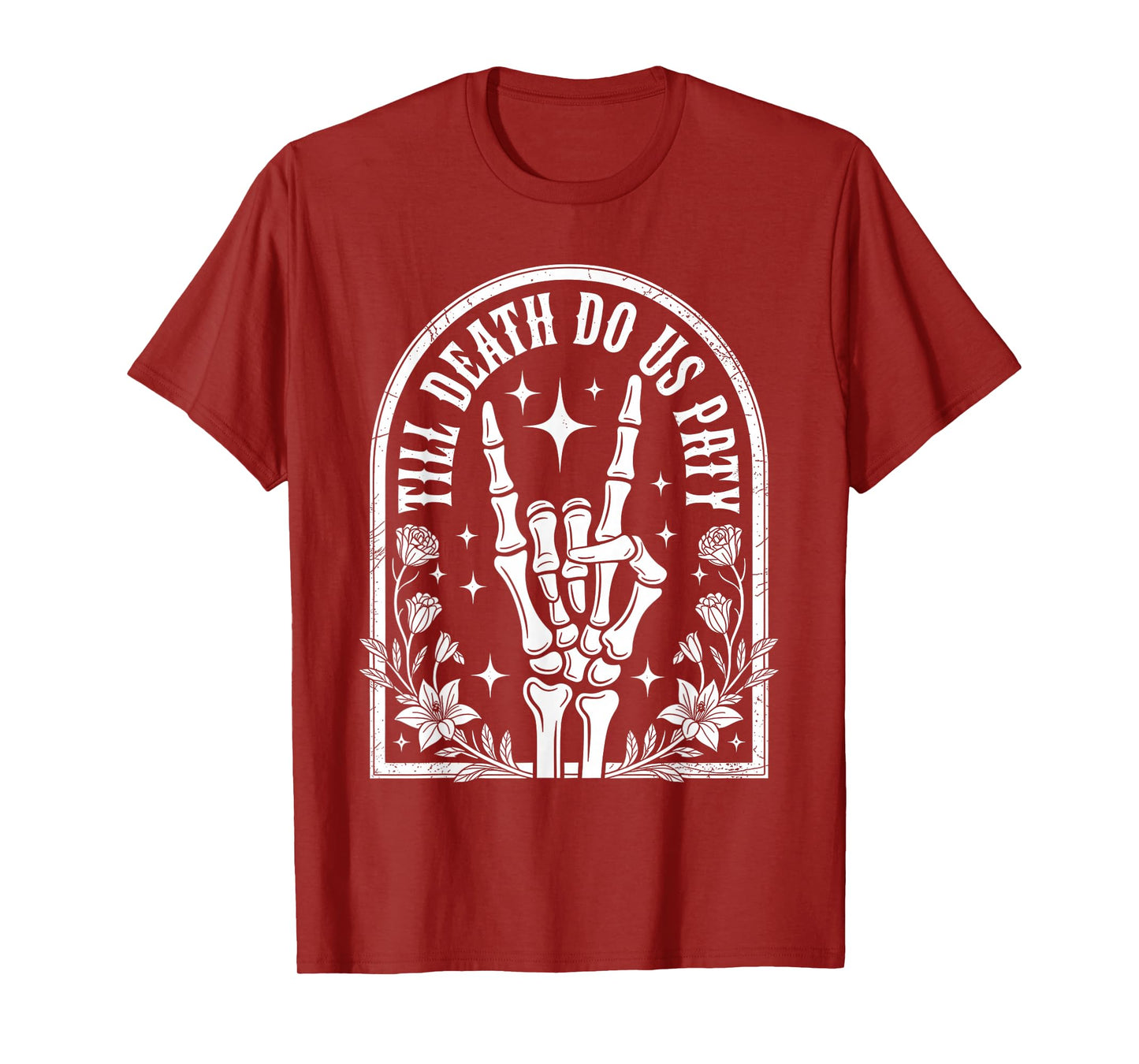 Halloween Til Death do Us Party Gothic Bachelorette Matching T-Shirt