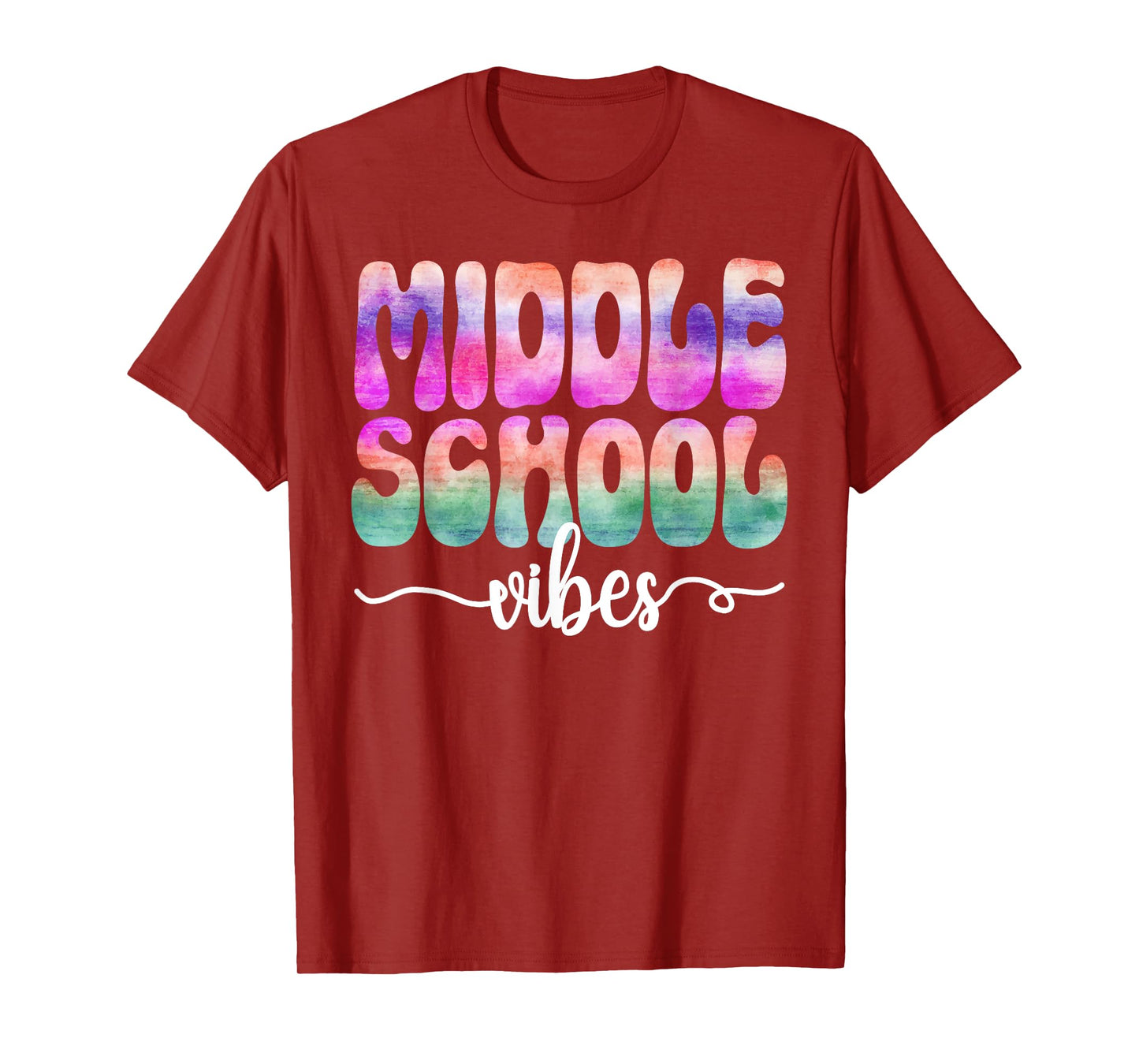 Hello Middle School Vibes Back To School Middle School Squad T-Shirt