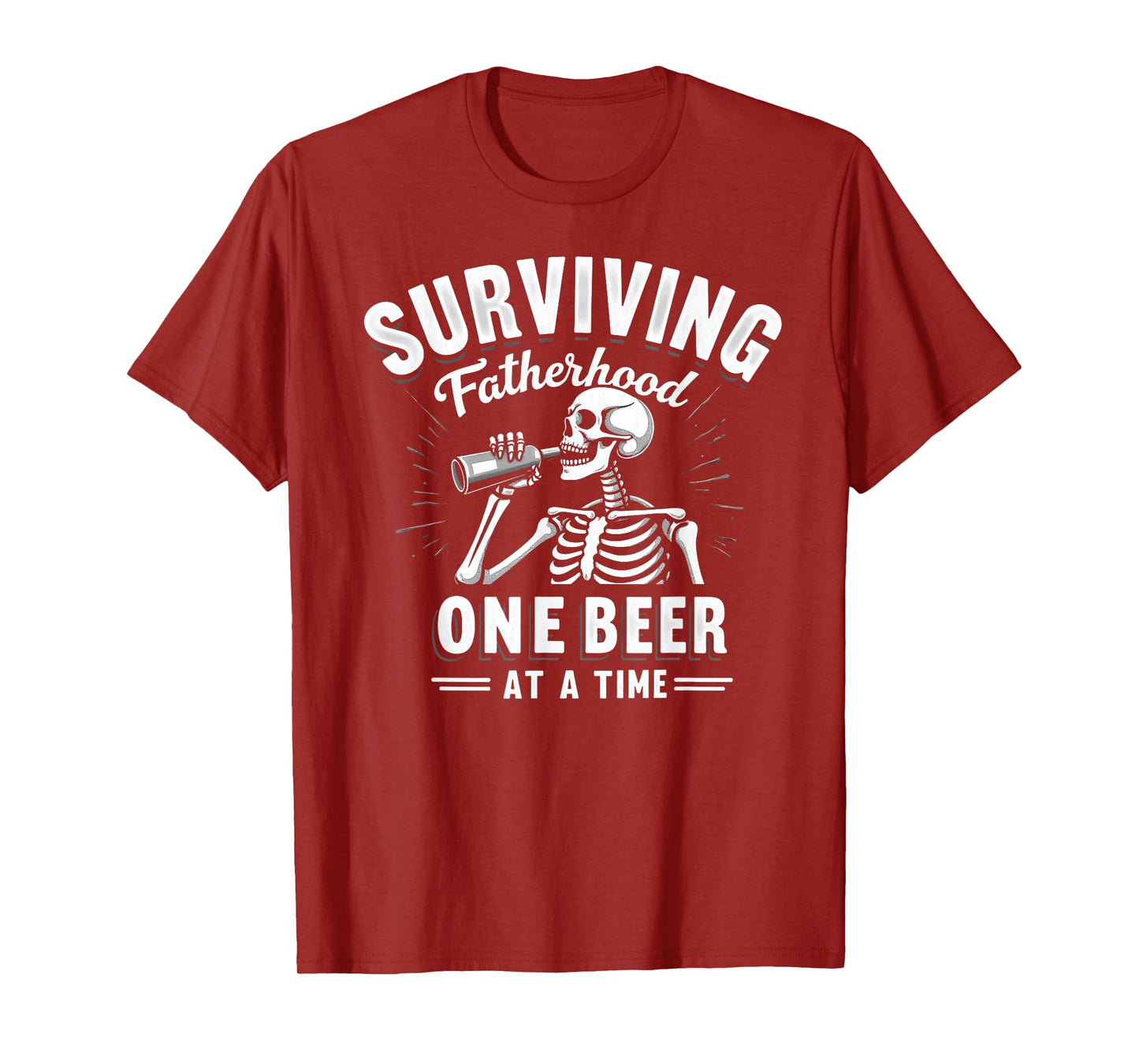 Dad Joke Surviving Fatherhood One Beer at A Time T-Shirt