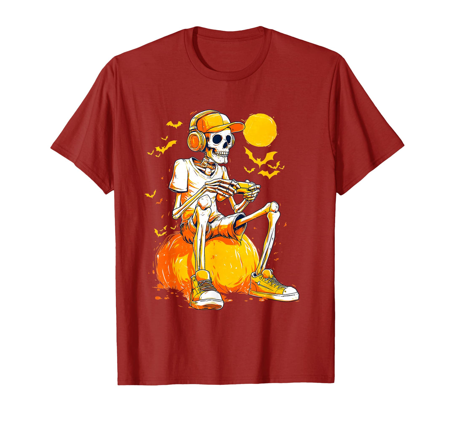 Skeleton Gamer Halloween Skeleton Halloween Game Controller T-Shirt
