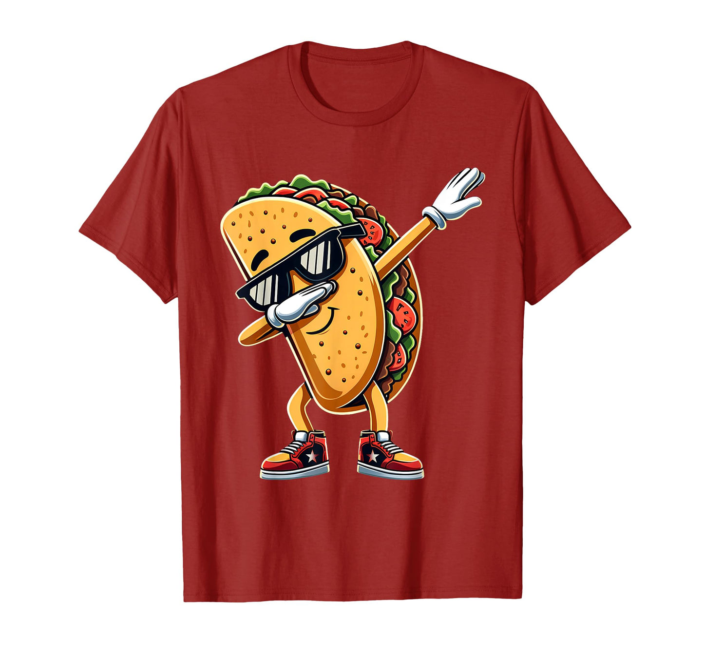 Cinco de Mayo Dabbing Taco Funny Mexican Food Boys Girl Kids T-Shirt