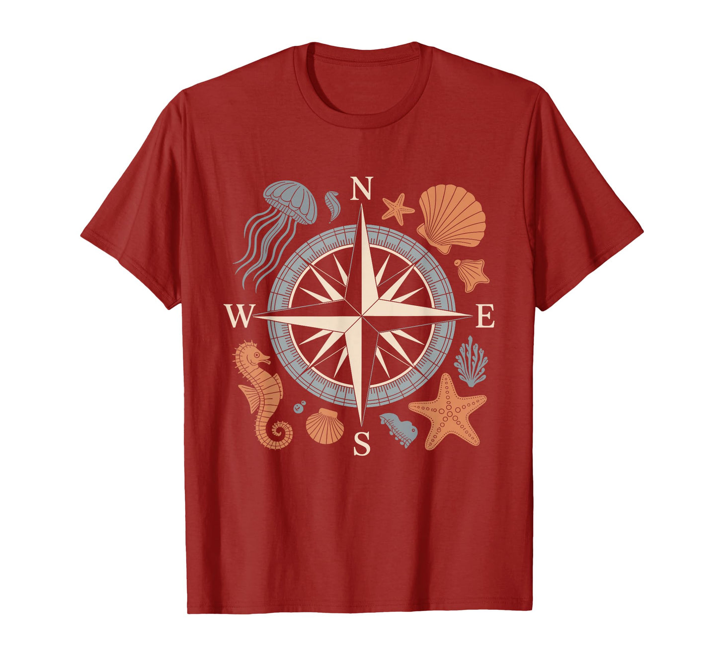 Ocean Academia Coastal Scholar Marine Science Nerd Vintage T-Shirt