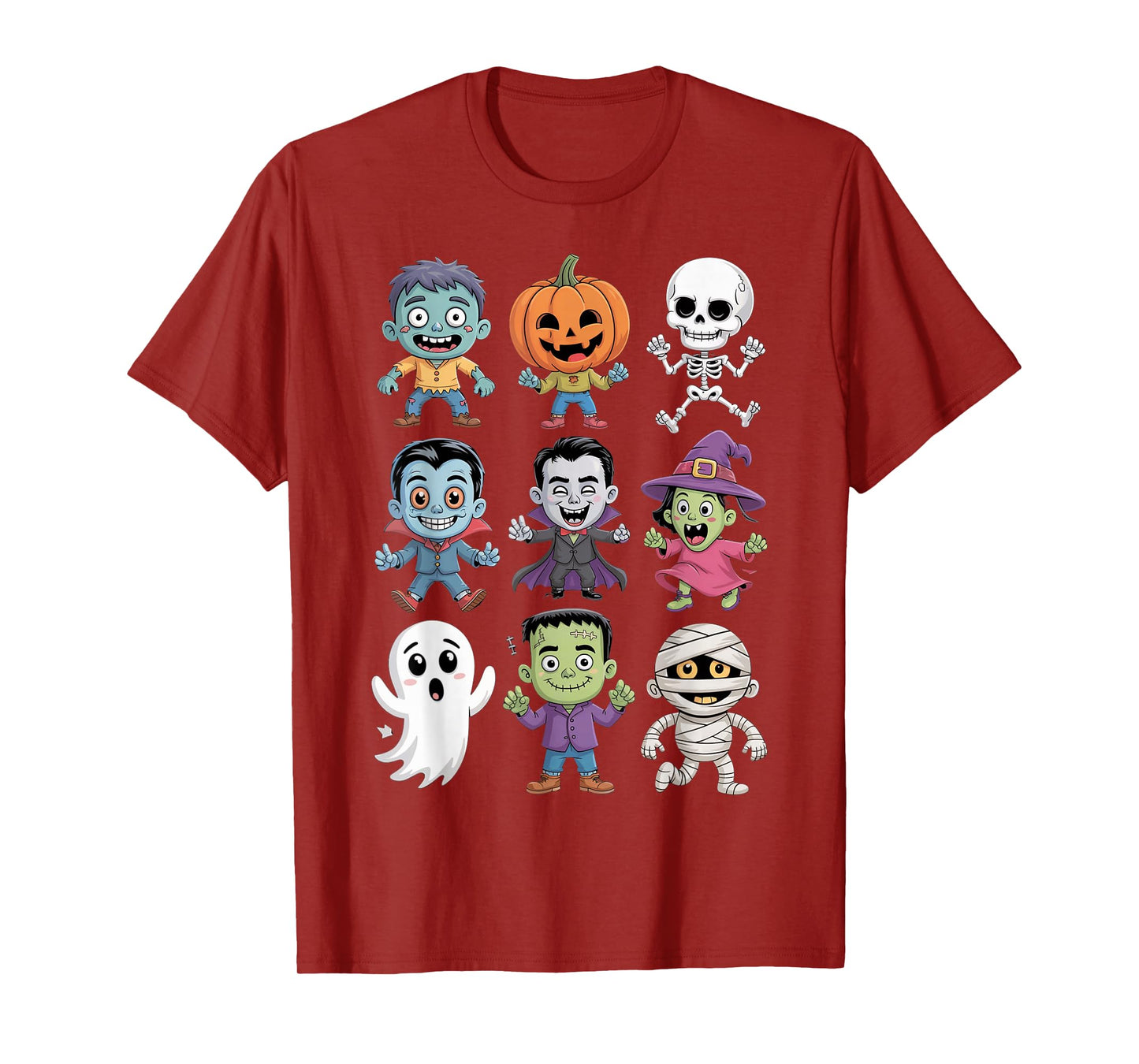 Halloween Monsters Squad for Kids Trick Or Treat Party Night T-Shirt