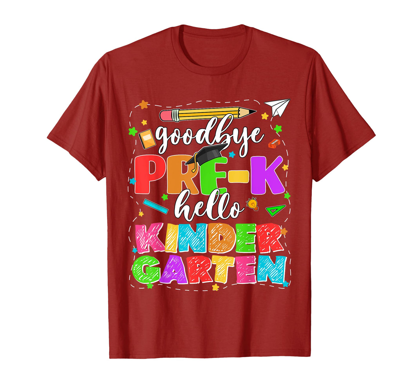 Goodbye Pre K Graduation Last Day Of School Teacher Boy Girl T-Shirt