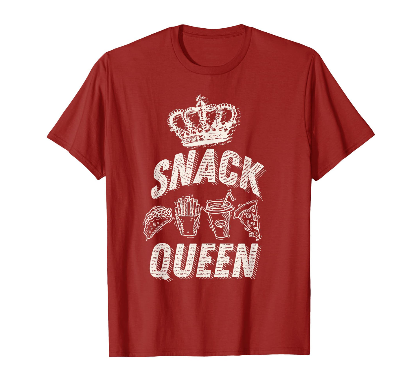Snack Queen Shirt | Cool I Love Midnight Snack Boy Girl Gift T-Shirt