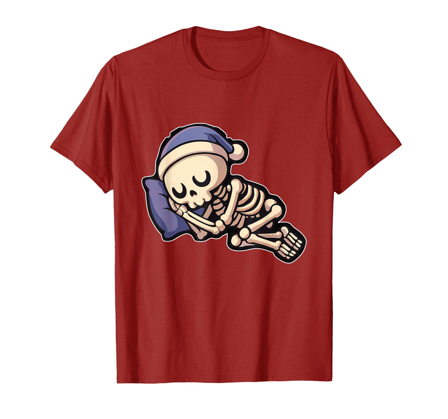 Sleeping Skeleton Halloween T-Shirt
