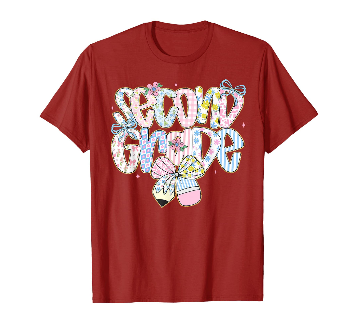 Second Grade Coquette Bow First Day Of School Back To School T-Shirt