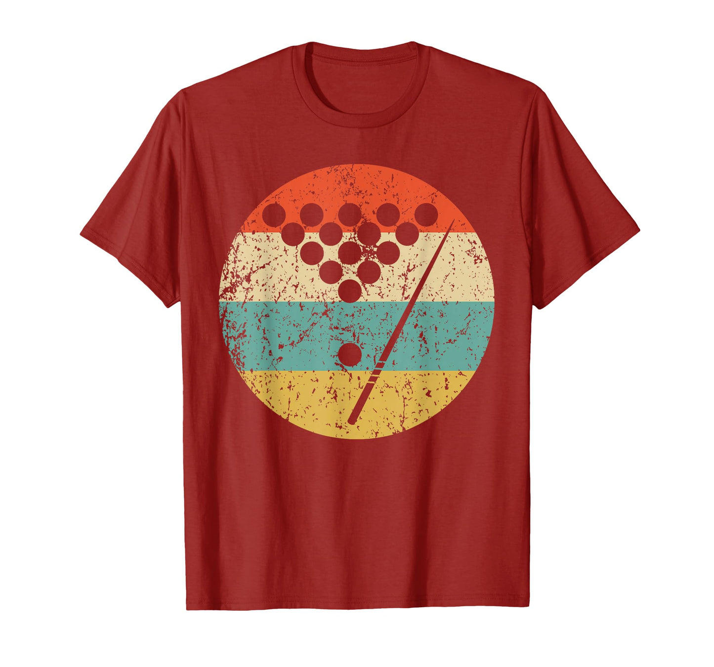 Billiards Shirt - Vintage Retro Pool T-Shirt T-Shirt
